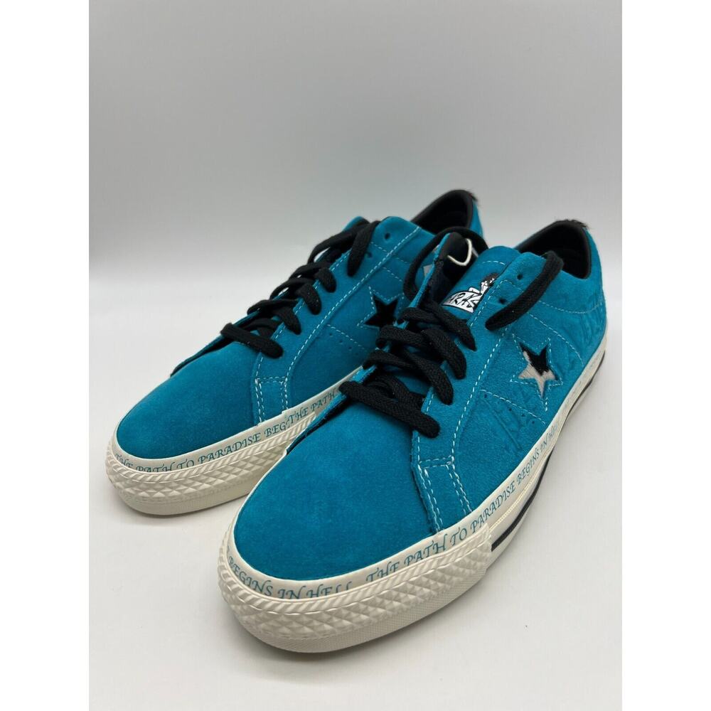 Converse One Star Pro Ox Sean Pablo Rapid Teal 173215C Size Men 8.5/Wom 10 NWT - Picture 8 of 12